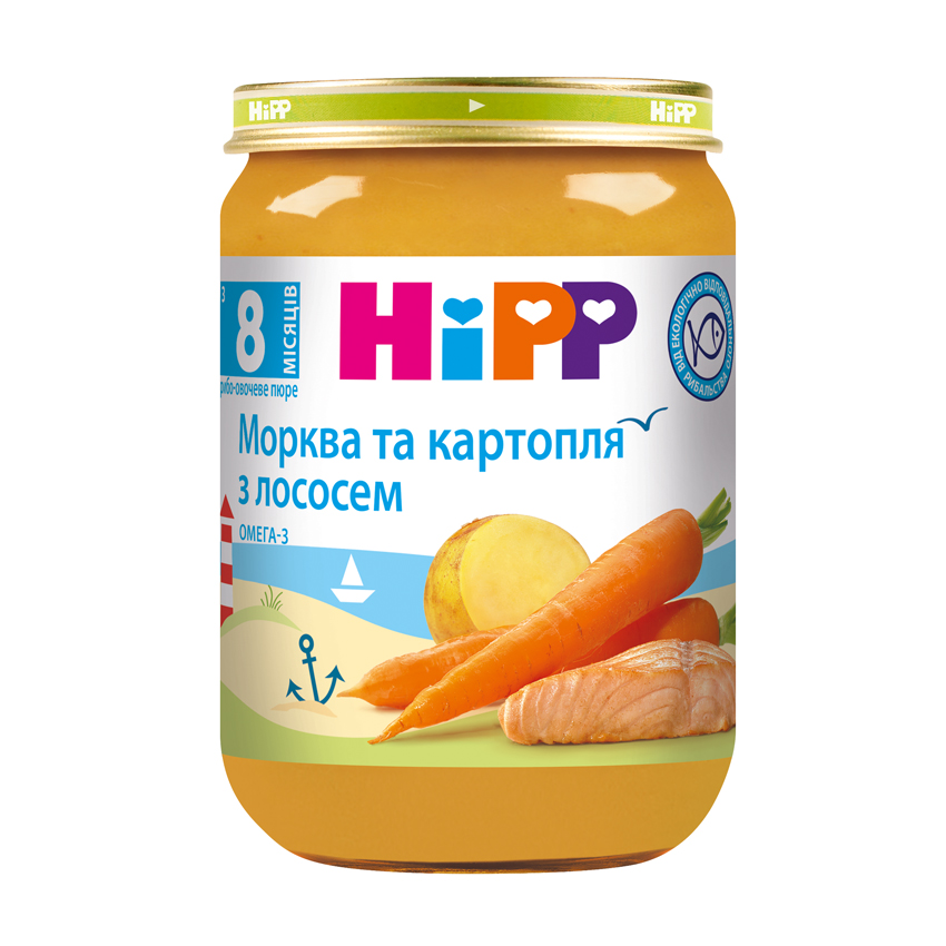 Рибо-овочеві пюре