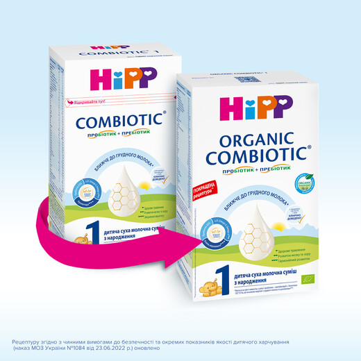 Дитяча суха молочна суміш HiPP ORGANIC COMBIOTIC® 1 | HiPP