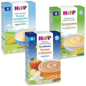вибір каші HiPP